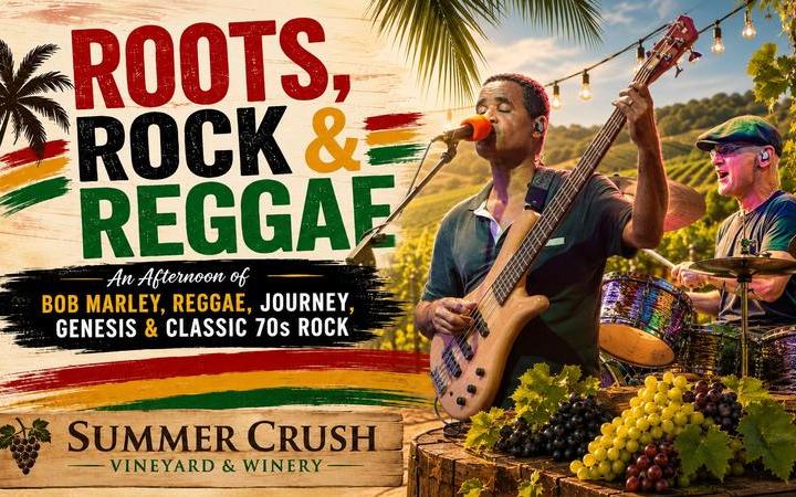 Roots, Rock & Reggae: An Afternoon of Bob Marley, Journey, Genesis & 70s Classics